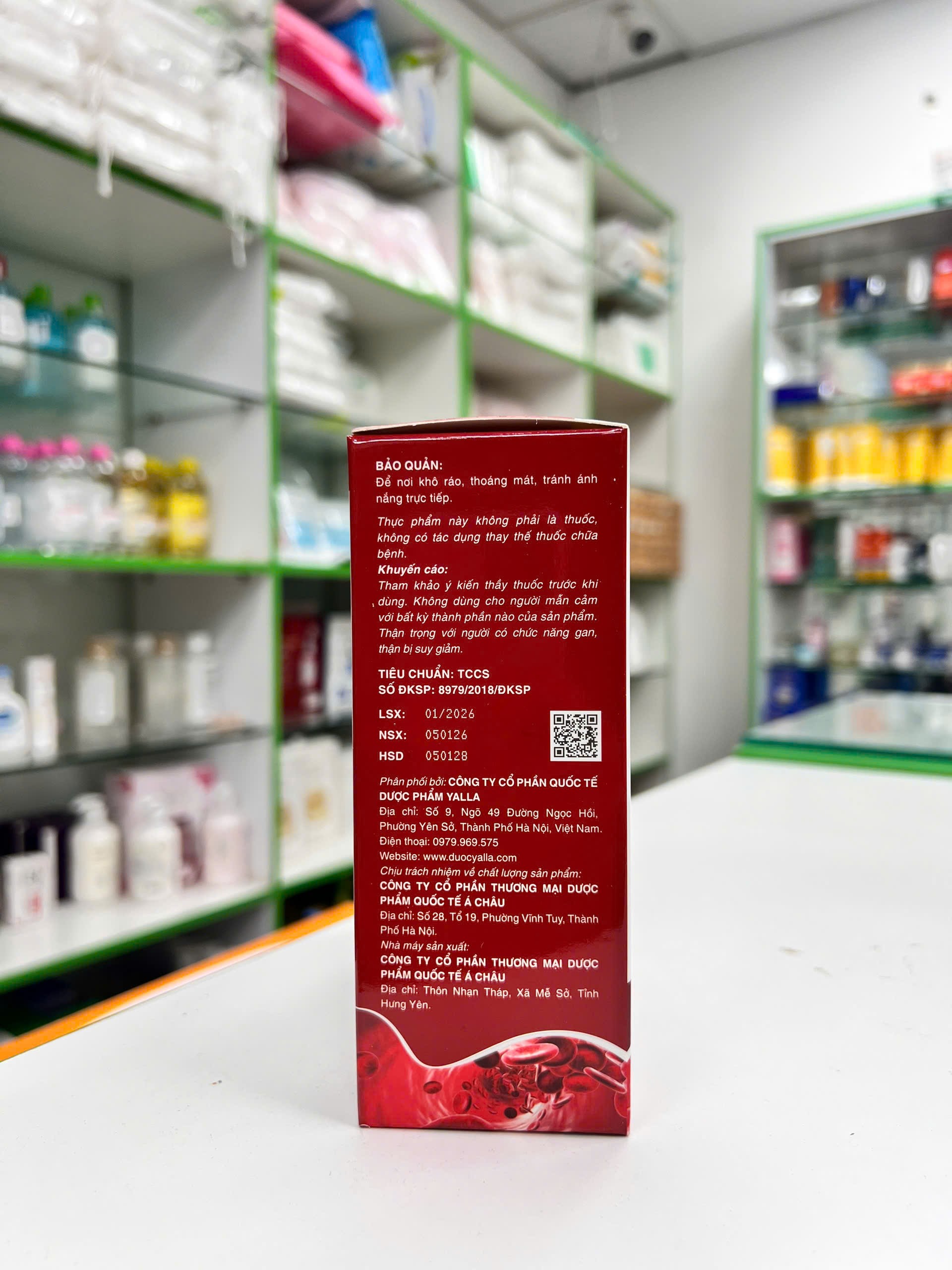 Thực Phẩm Bổ Sung Sắt Nano Folicfe — chi tiết bao bì sản phẩm